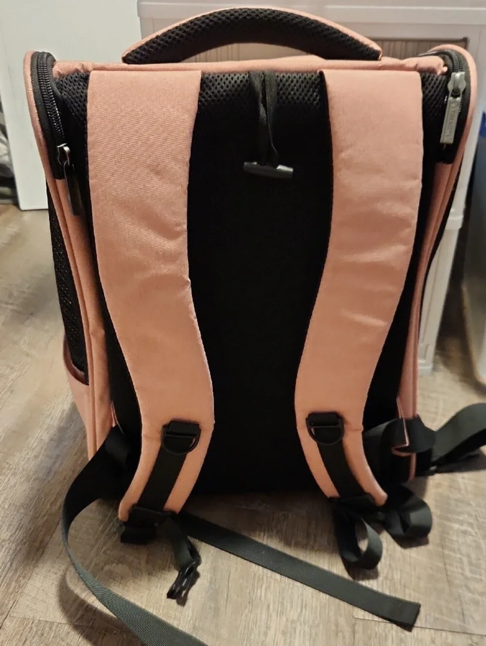 Pink Dog Carrier Backpack - Soft Travel Carrier with Mesh Ventilation